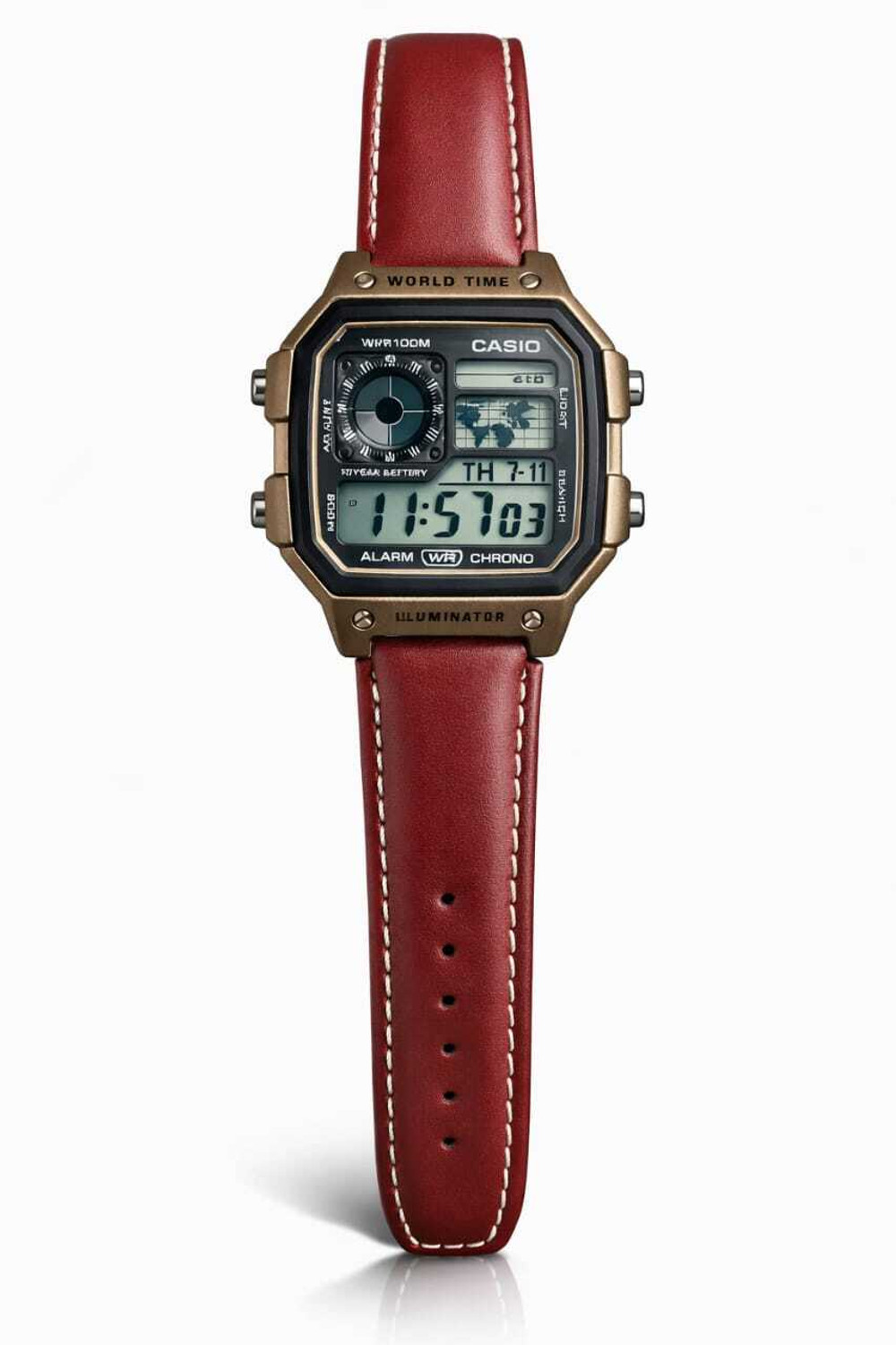 Image of Jstraderssam ILLUMINATOR WORLD TIME WATCH Digital Watch - For Men