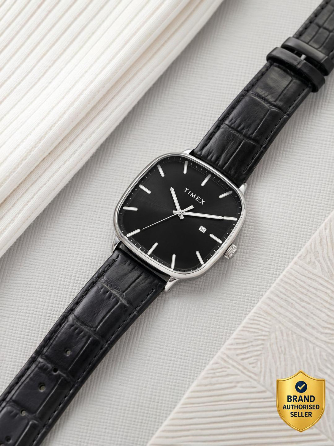 TIMEX Date Display, Black Dial Analog Watch  - For Men