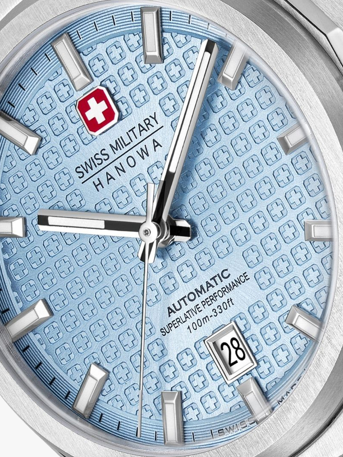 Image of Swiss Military Hanowa AVALANCHE ICON Blue Round Dial Comes With Swiss Made Automatic Watch For Men's Analog Watch - For Men SMWGL0006904