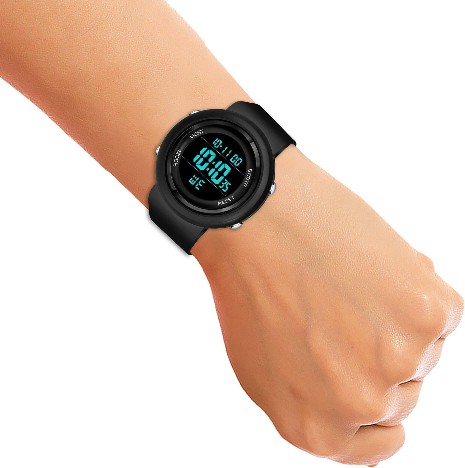 Image of HALA HL 1260 Stylish Sporty Look, Alarm, Black Strap, Multi Function Chrono Premium Watch Digital Watch - For Men