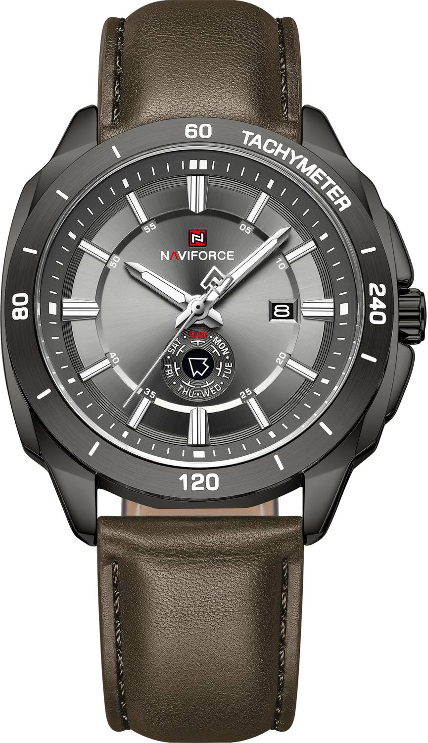 NAVIFORCE NF9269 Urban Grey Dial Analog Watch - Men - Image 5