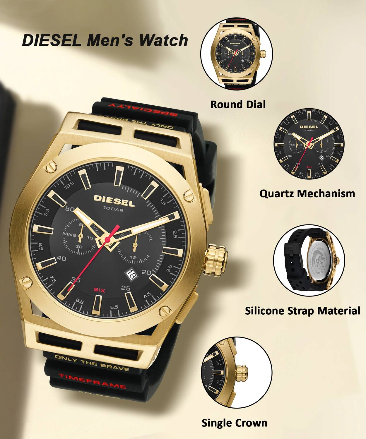 DIESEL Timeframe Timeframe Analog Watch - For Men - Buy DIESEL