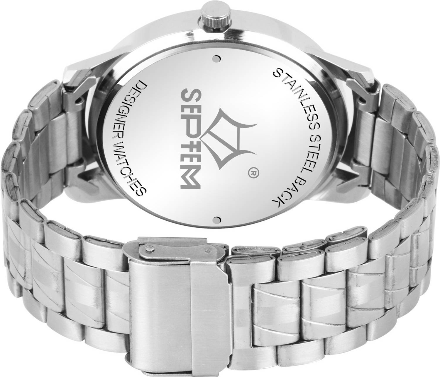 Septem Analog Watch - For Men, Black - Image 4