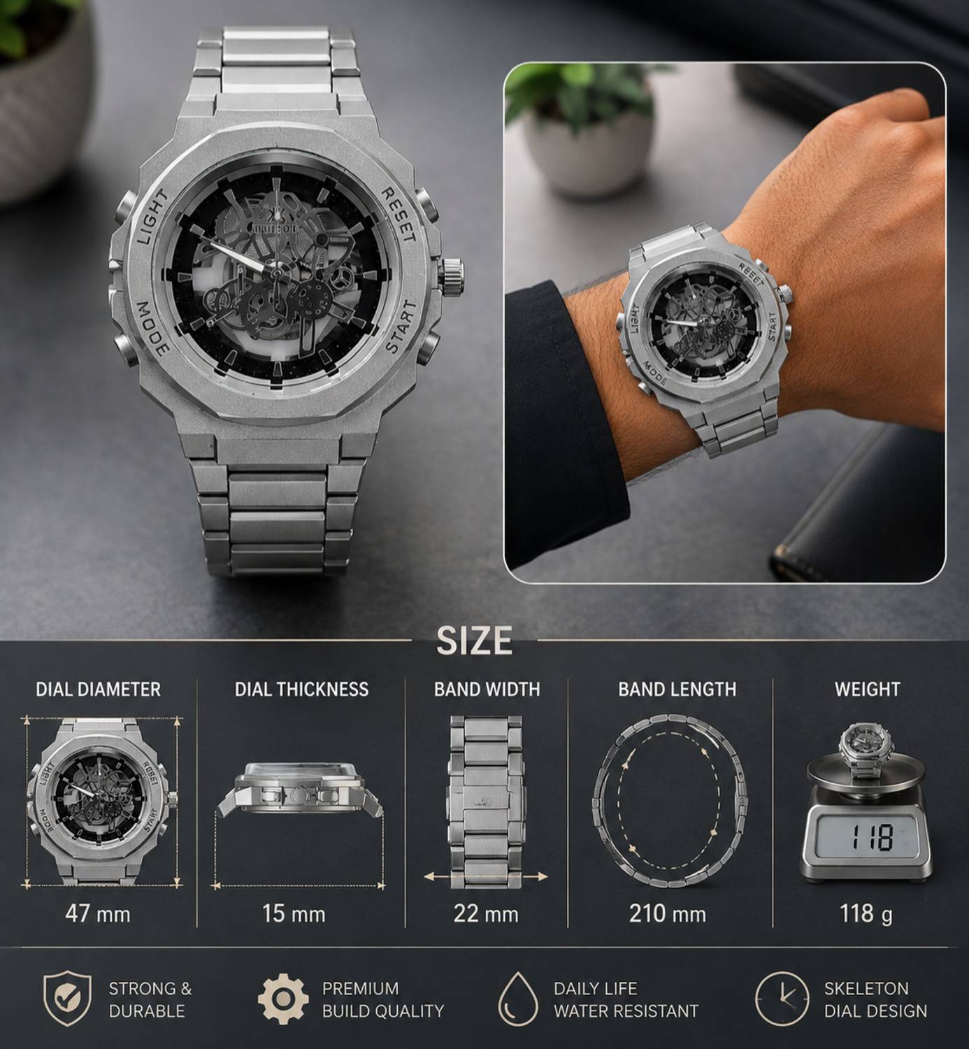 kka Analog Watch - For Men - Image 3