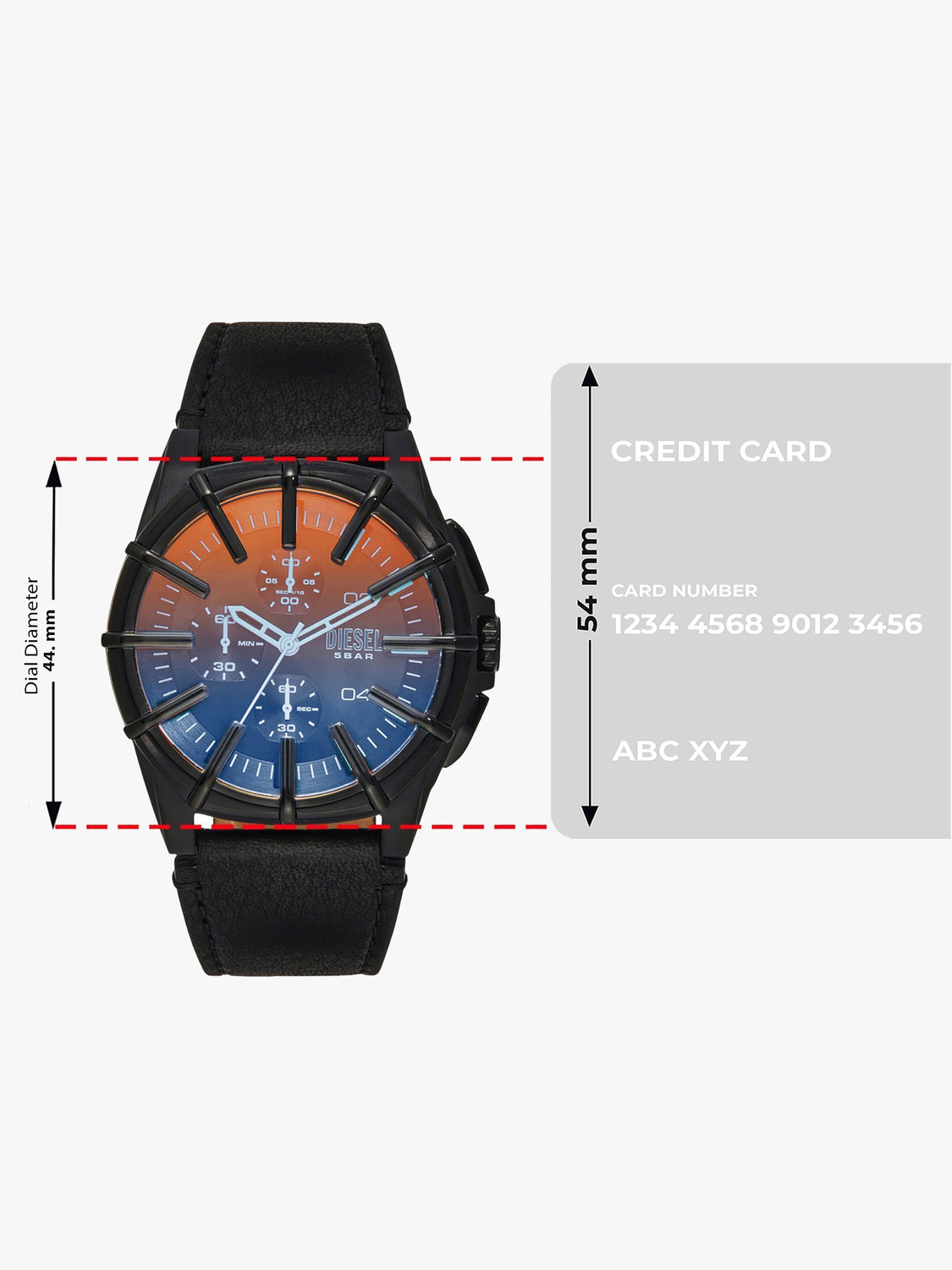 Image of DIESEL Framed Framed Analog Watch - For Men