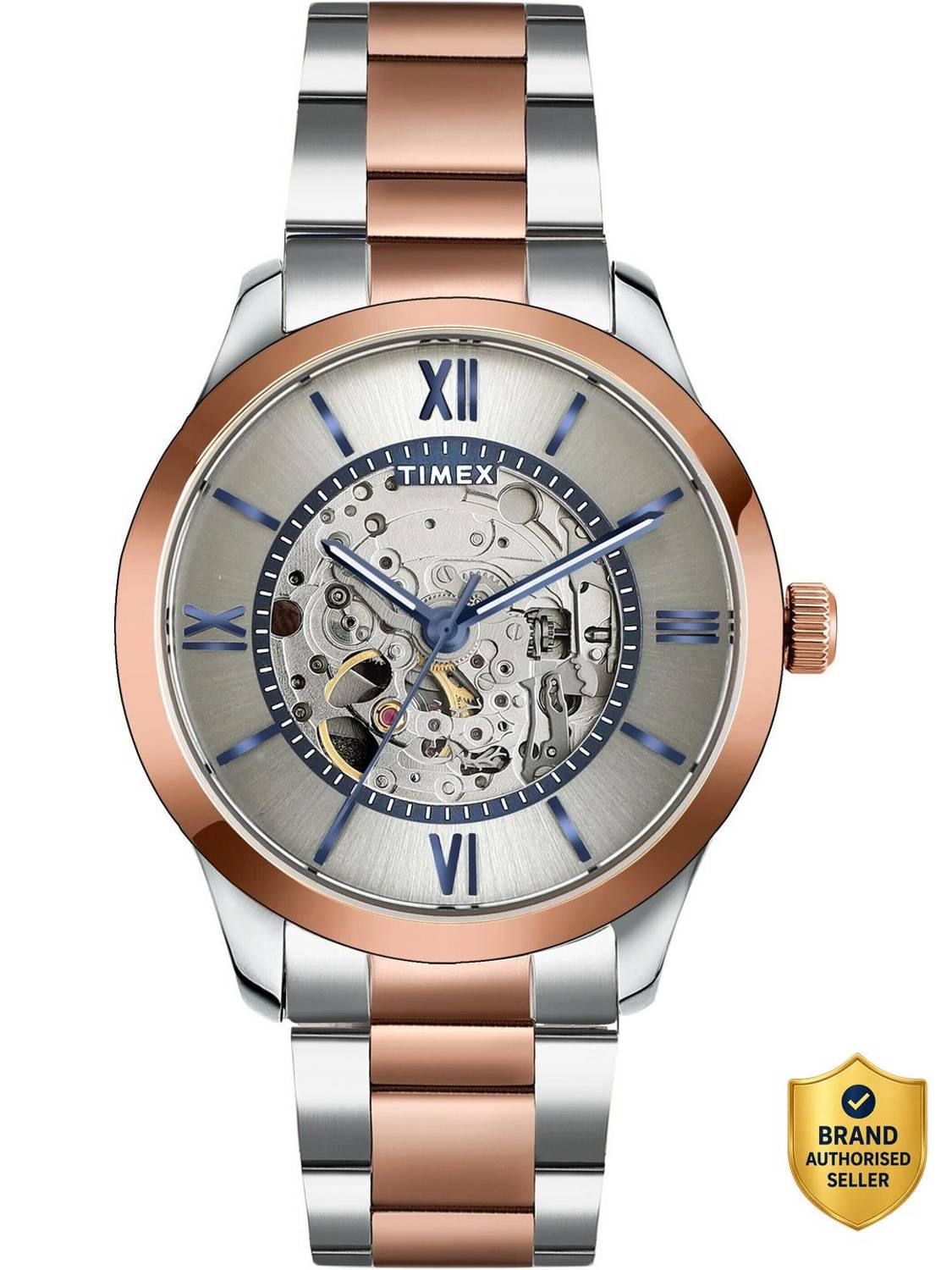 TIMEX Automatic Silver Dial Analog Watch - Men - Image 1