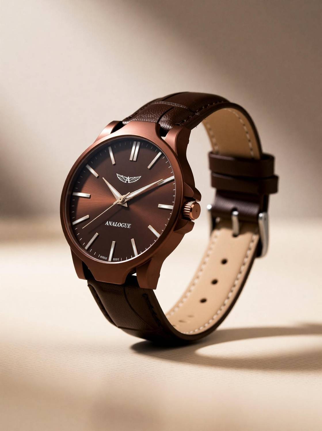 ANALOGUE All Brown Boys Series Analog Watch – For Men