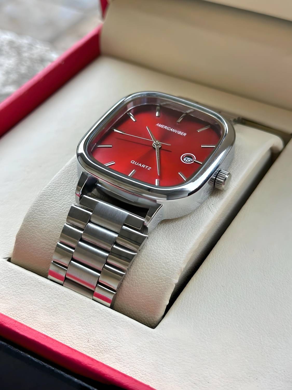 Americanviber AVM0031 Unisex Date Function Analog Watch - Image 2