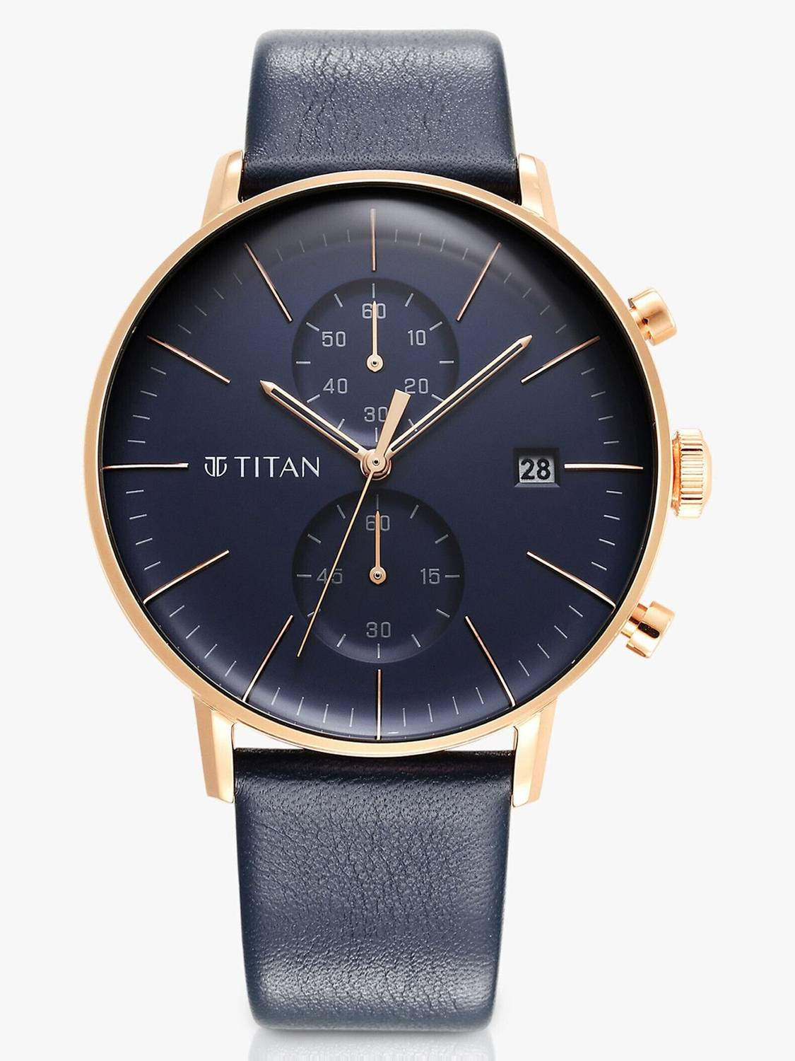 kijiyasan様✾ Titan Titan Infinity Display Chronograph Blue Dial Blue