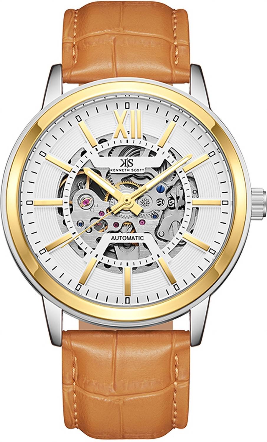 Kenneth Scott K24323-TLFW Automatic Analog Watch for Men
