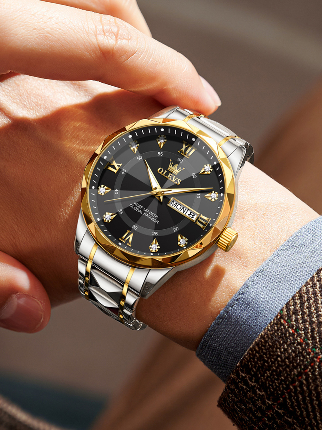 Image of OLEVS Analog Watch - For Men