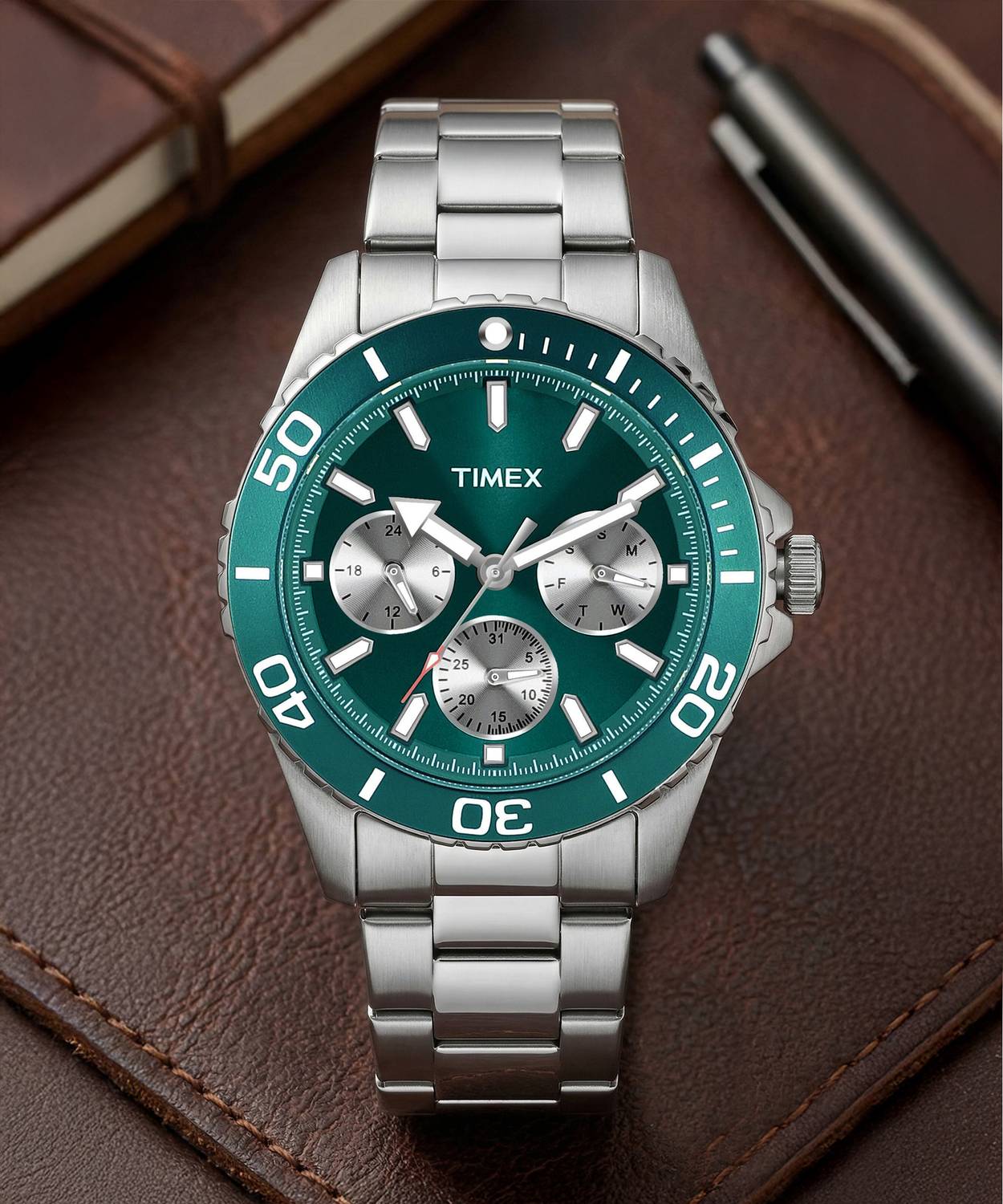 TIMEX Multi Function Teal Dial Analog Watch - For Men - Buy TIMEX