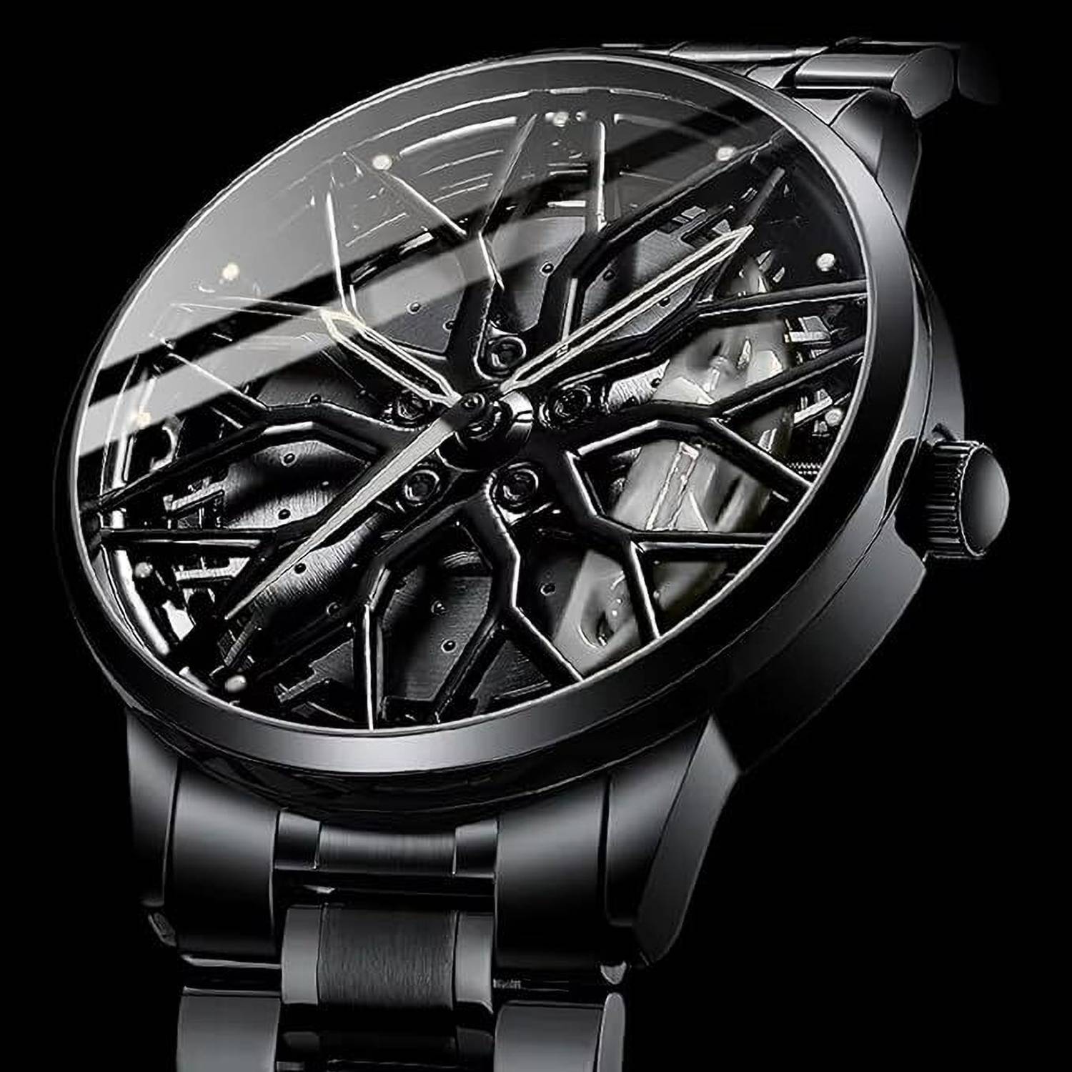 advik mart Car Wheel Spinner Watch - Image 4