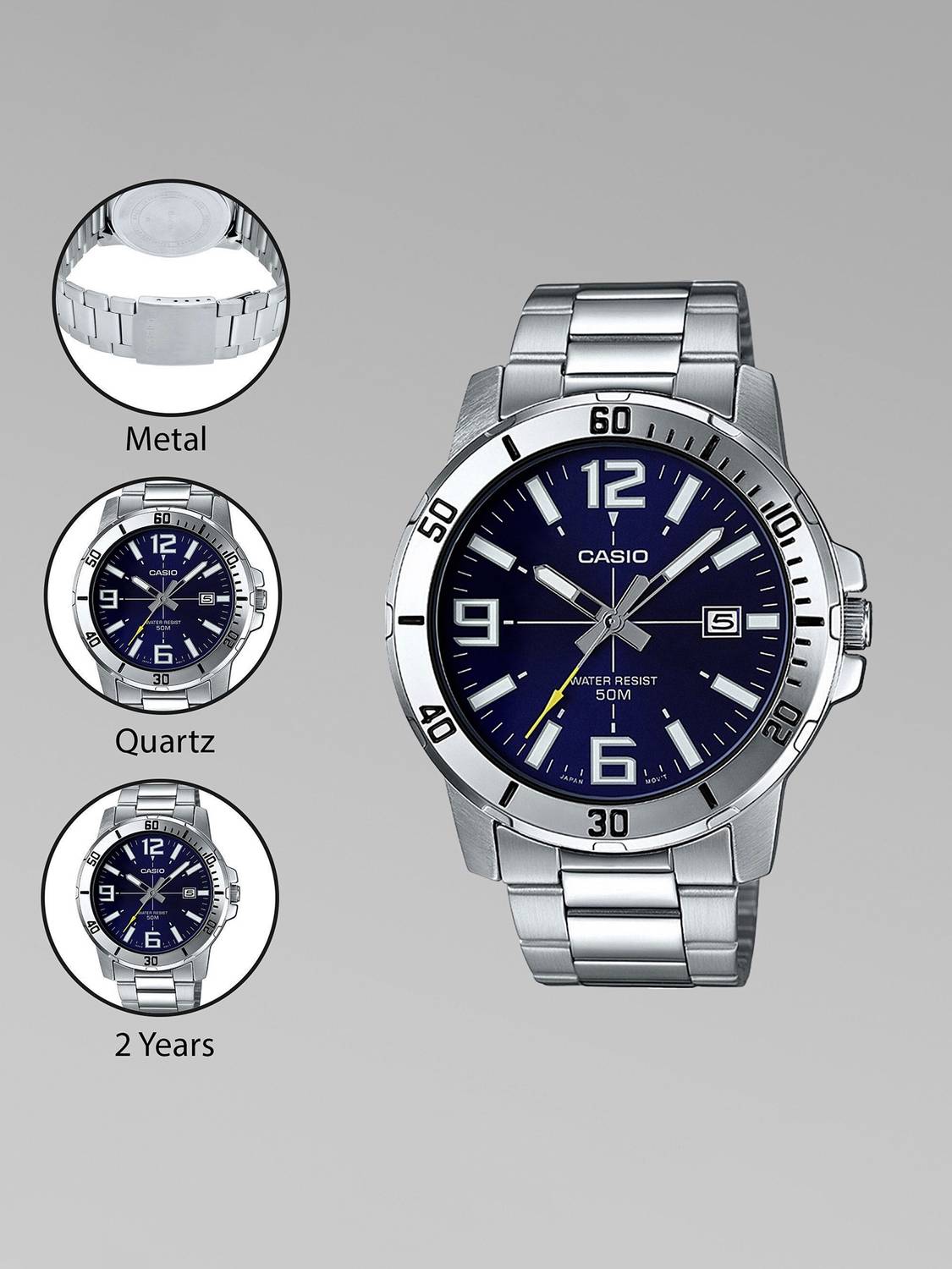 CASIO MTP-VD01 Analog Watch - Men - Image 3