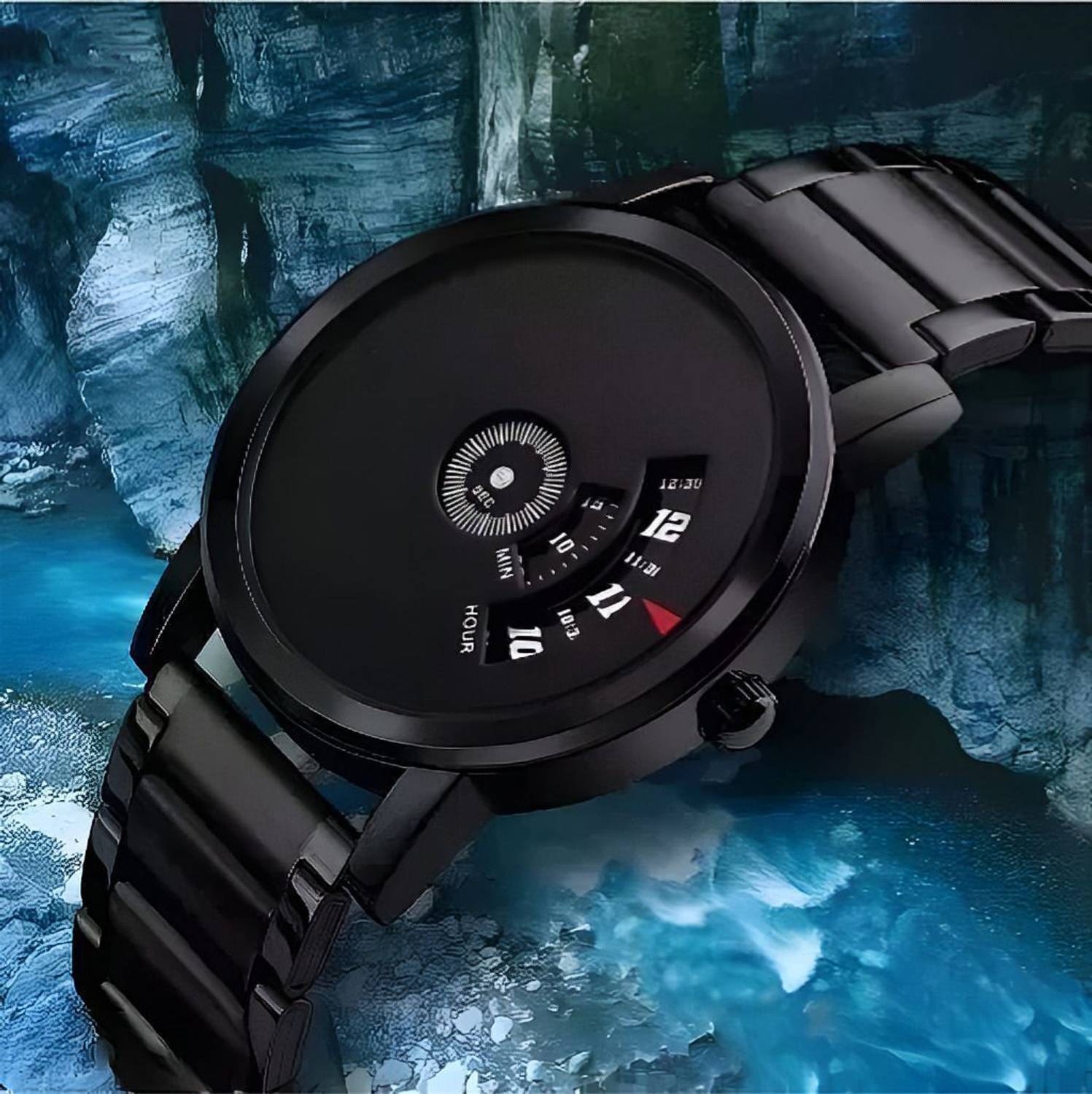 Everglow Unique Silicon Rubber Strap Watch - Image 4