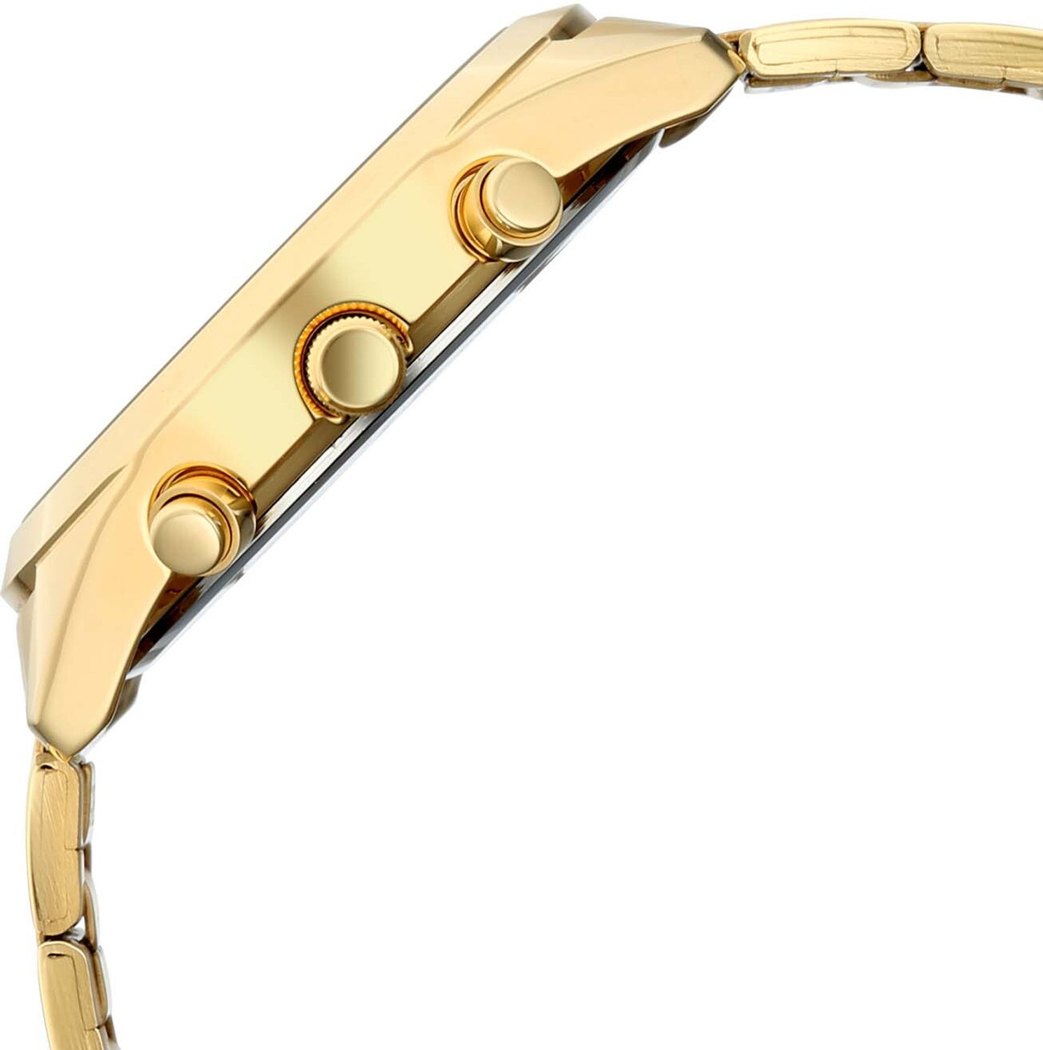 Image of SONATA Summit Summit Multifunction Green Dial Gold-Tone Analog Watch - For Men