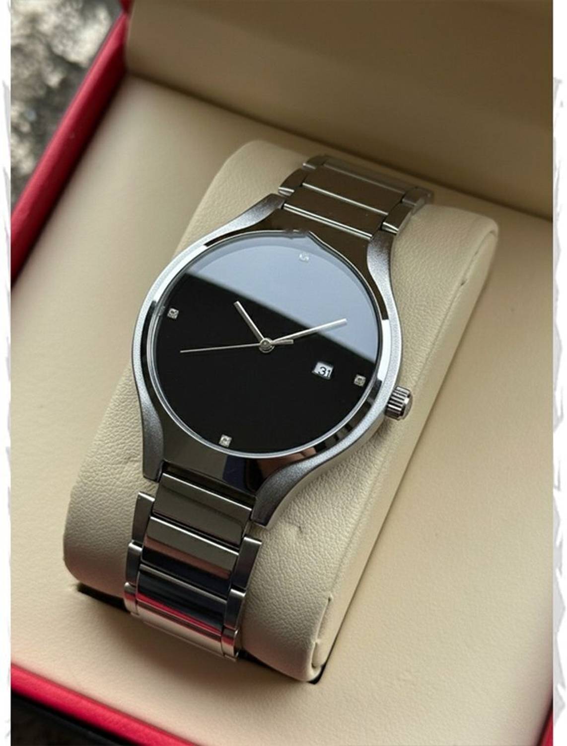 ZRRONWATCH Classic Silver Analog Watch for Men - Image 3