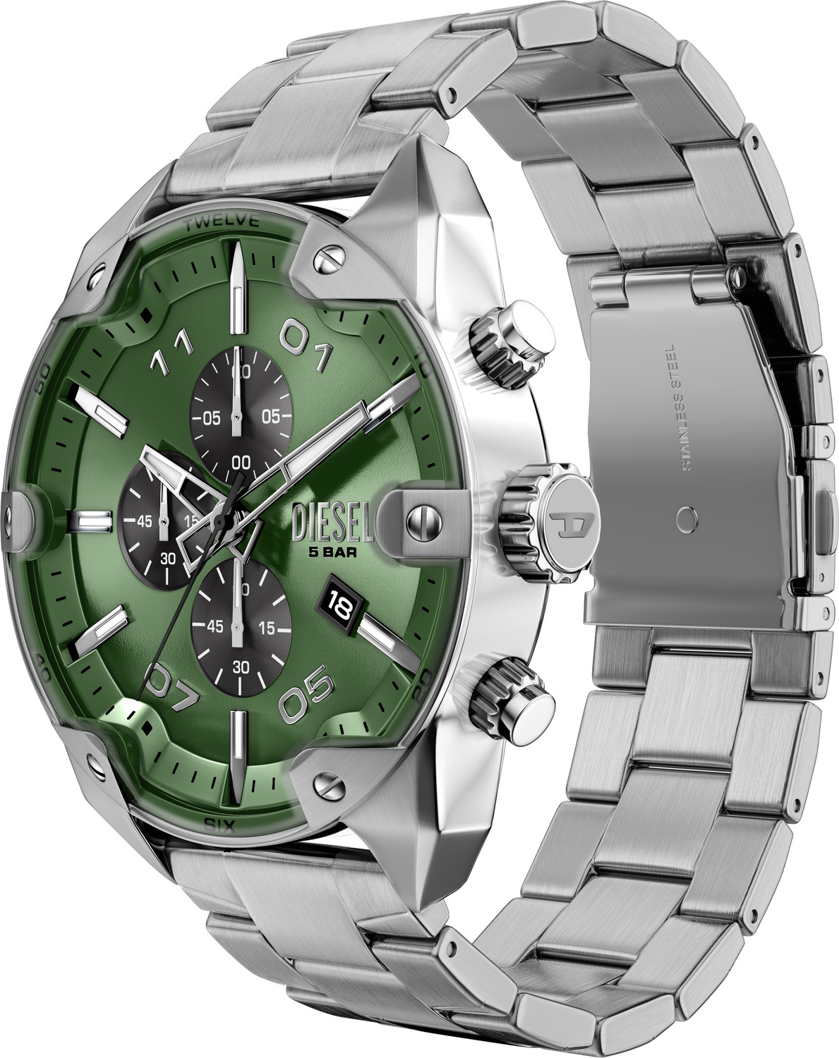 Image of DIESEL Spiked Analog Watch - For Men DZ4712,DZ4712I