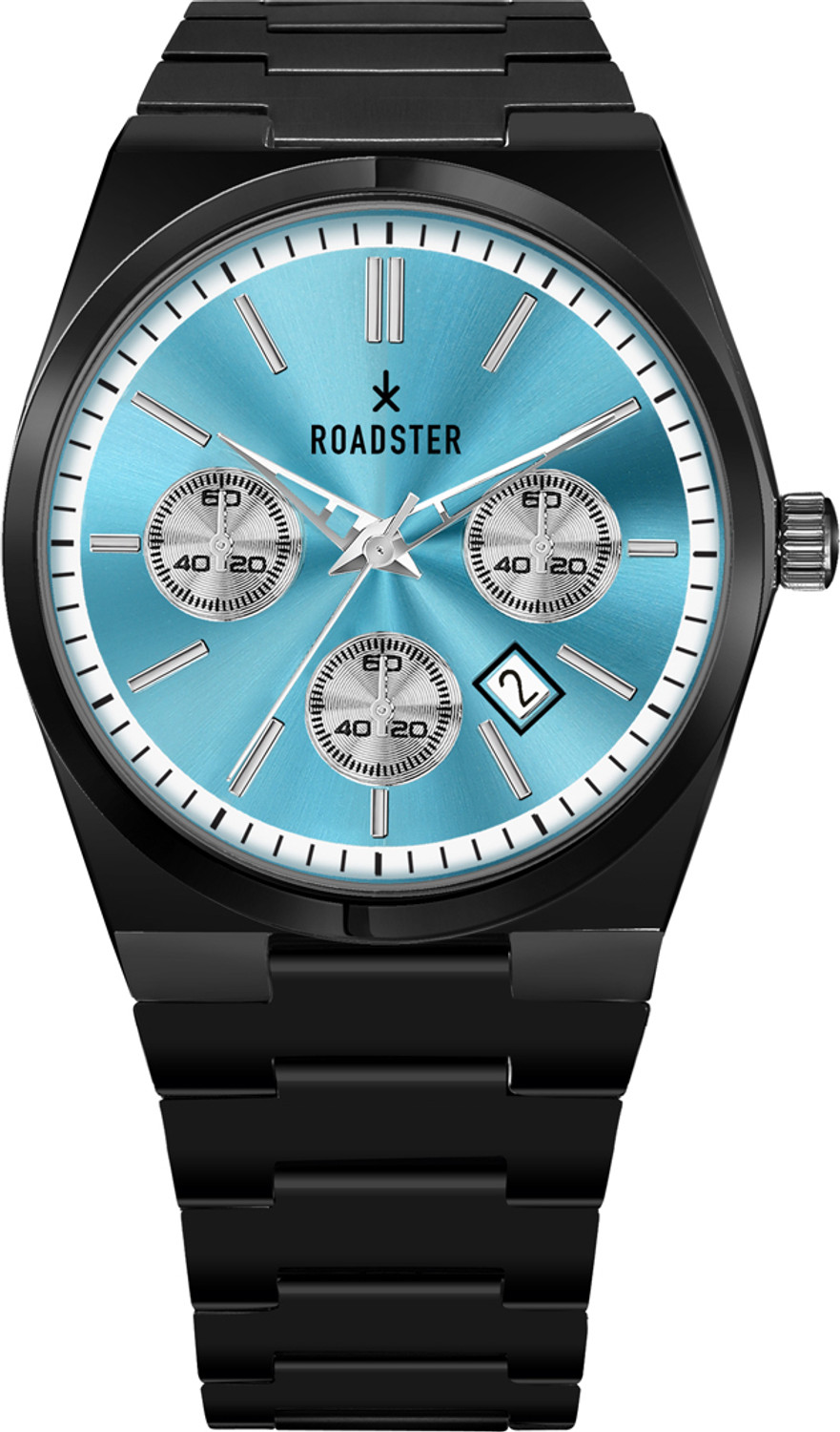 Image of Roadster RDSTR-9504 Roadster Original Black Plated Scratch Resistant Chrono Date Watch For MensBoys Analog Watch - For Men