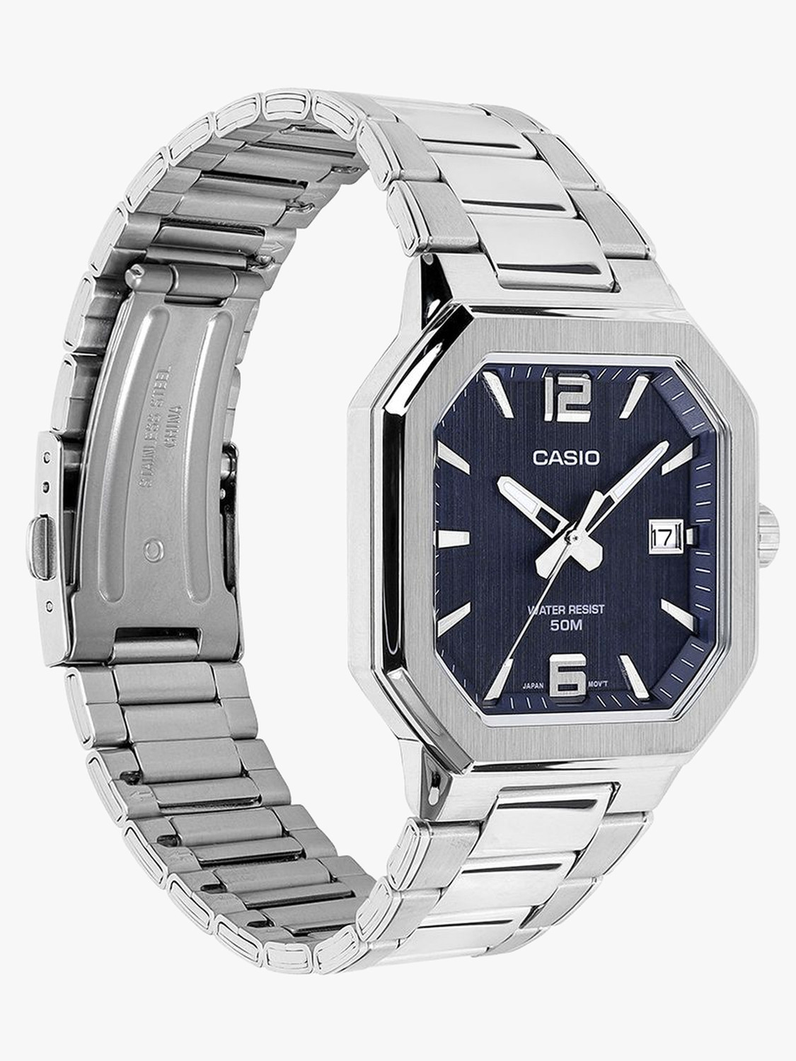 Image of CASIO MTP-B195D-2AVDF CASIO-MENS-METAL Analog Watch - For Men