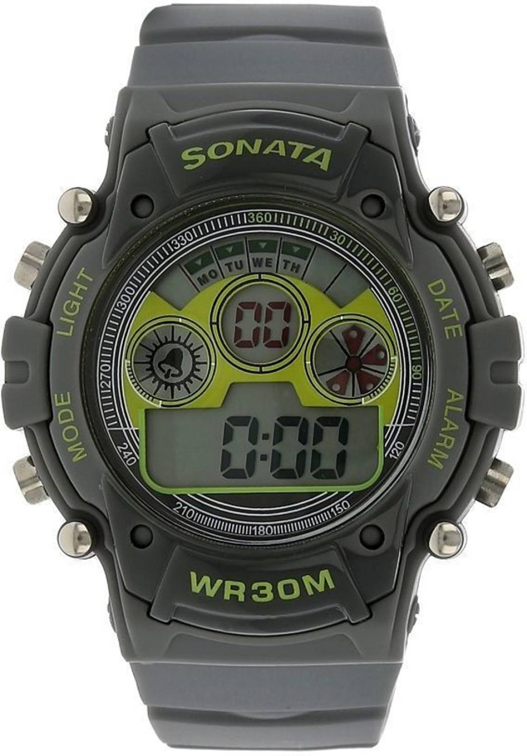 SONATA NP77006PP02 SF Digital Grey Watch - Men - Image 2