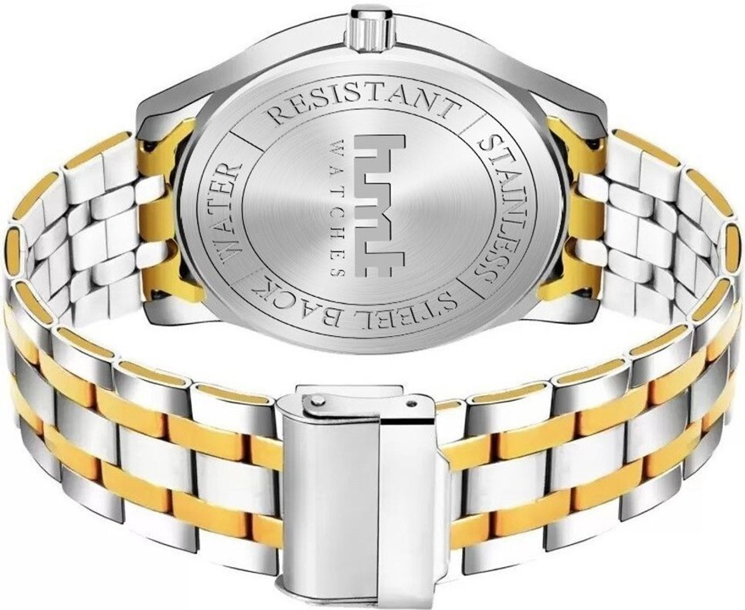 Image of hmt QUARTZ HMT Stainless Steel Chain Green Dial Water Resistant Watch For Mens & Boys Analog Watch - For Men