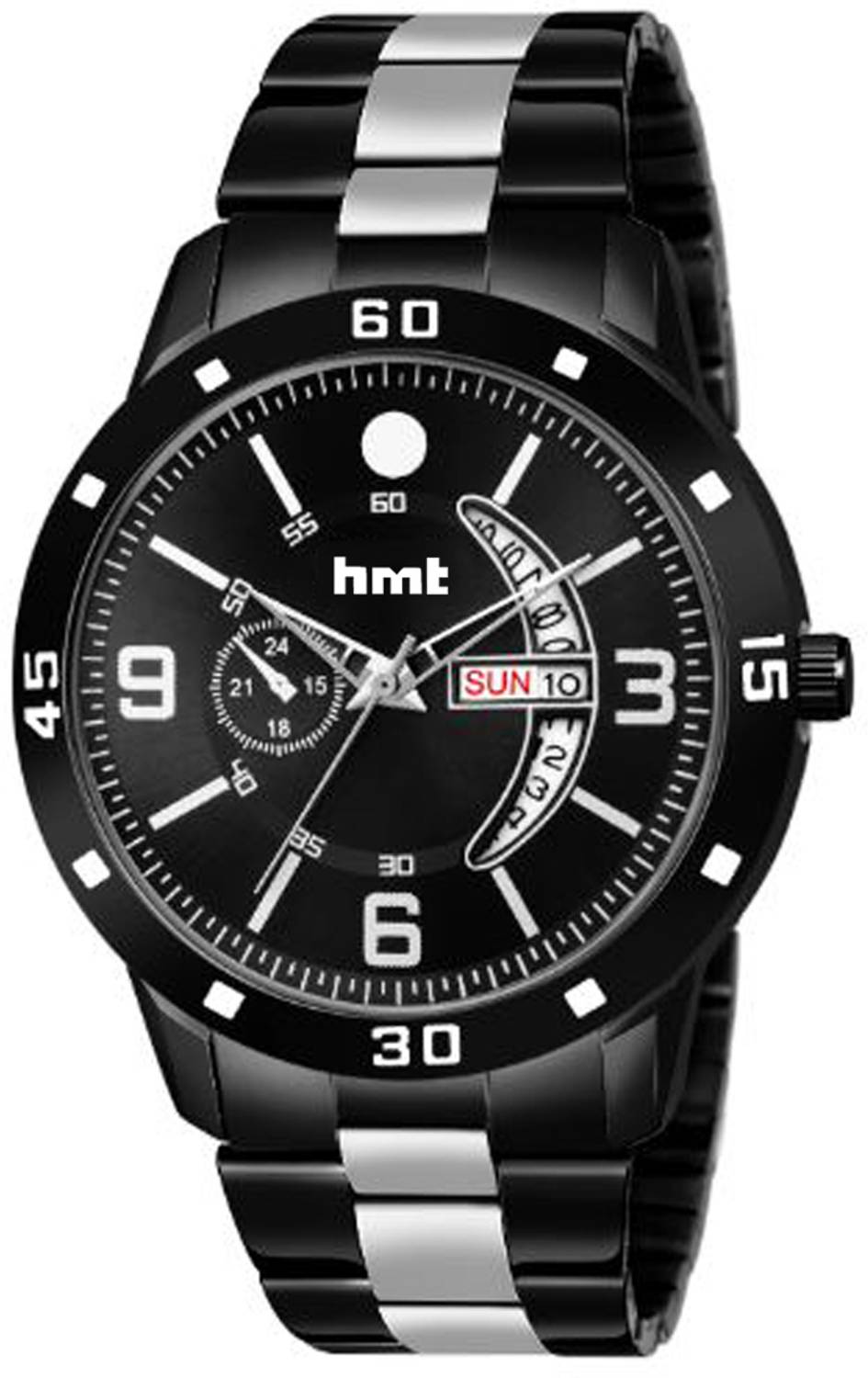 HMT Quartz Premium Blue Chain Watch for Men - Image 4