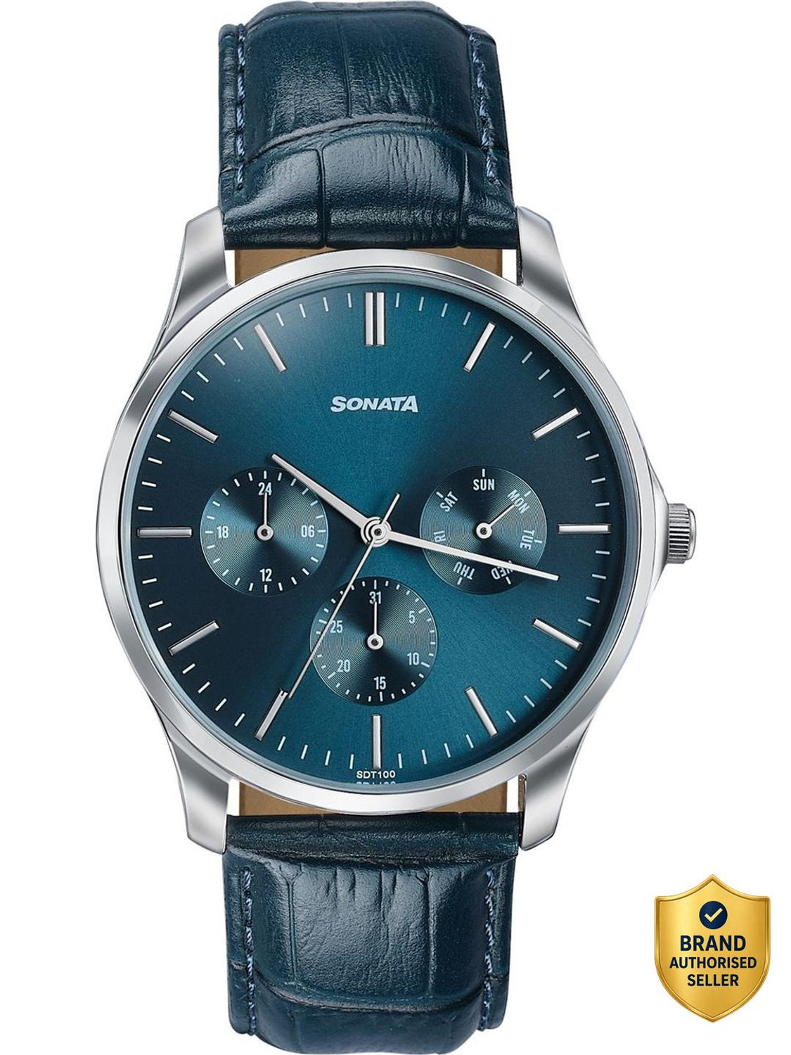 Image of SONATA Analog Watch - For Men 77163SL04