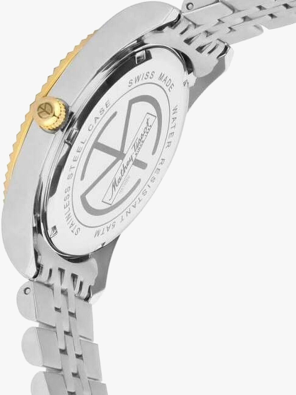 Image of Mathey-Tissot H710BSV Swiss Made MATHY II Quartz Green Dial Analog Watch - For Men