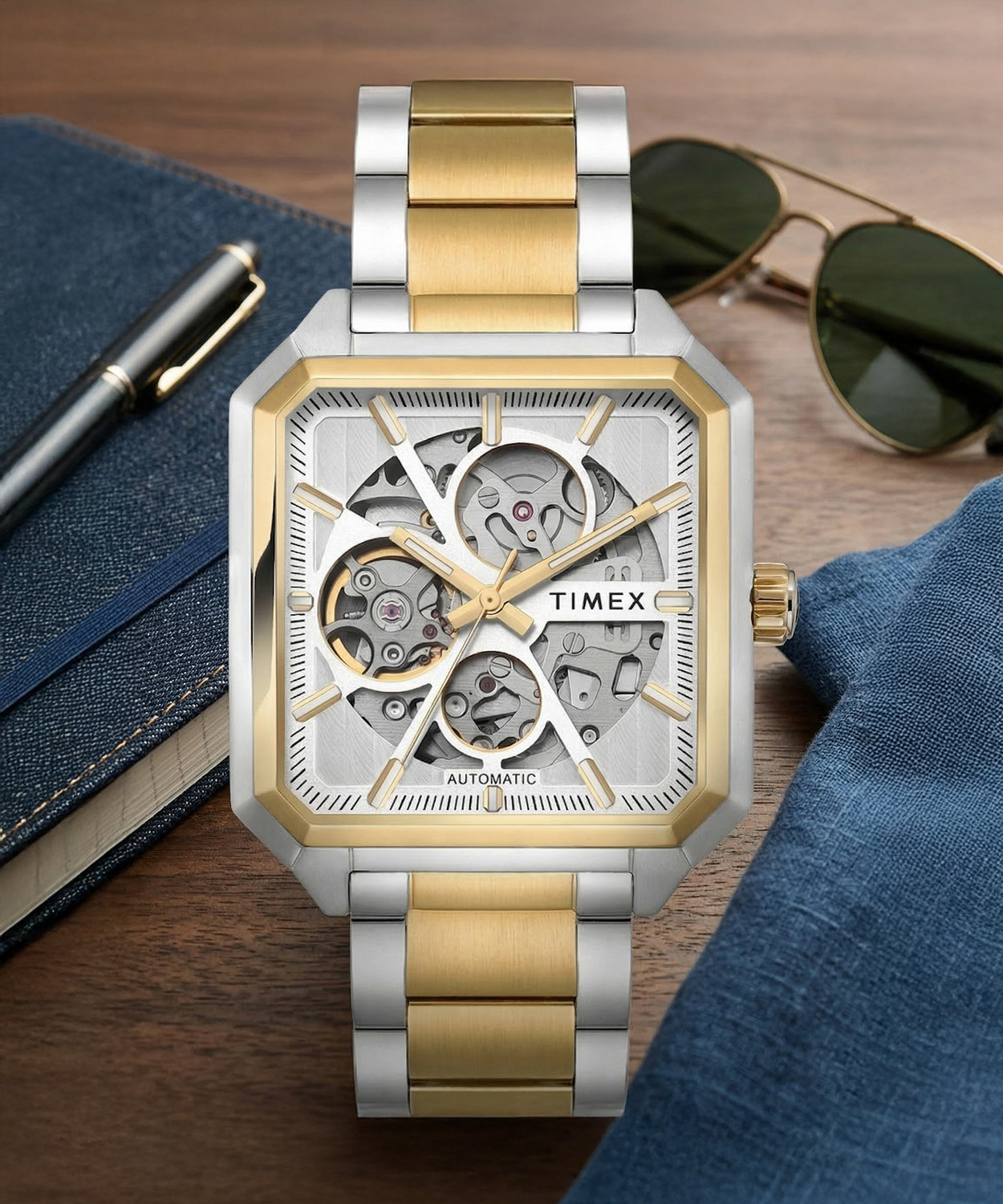 Image of TIMEX Automatic, Silver Dial Analog Watch - For Men