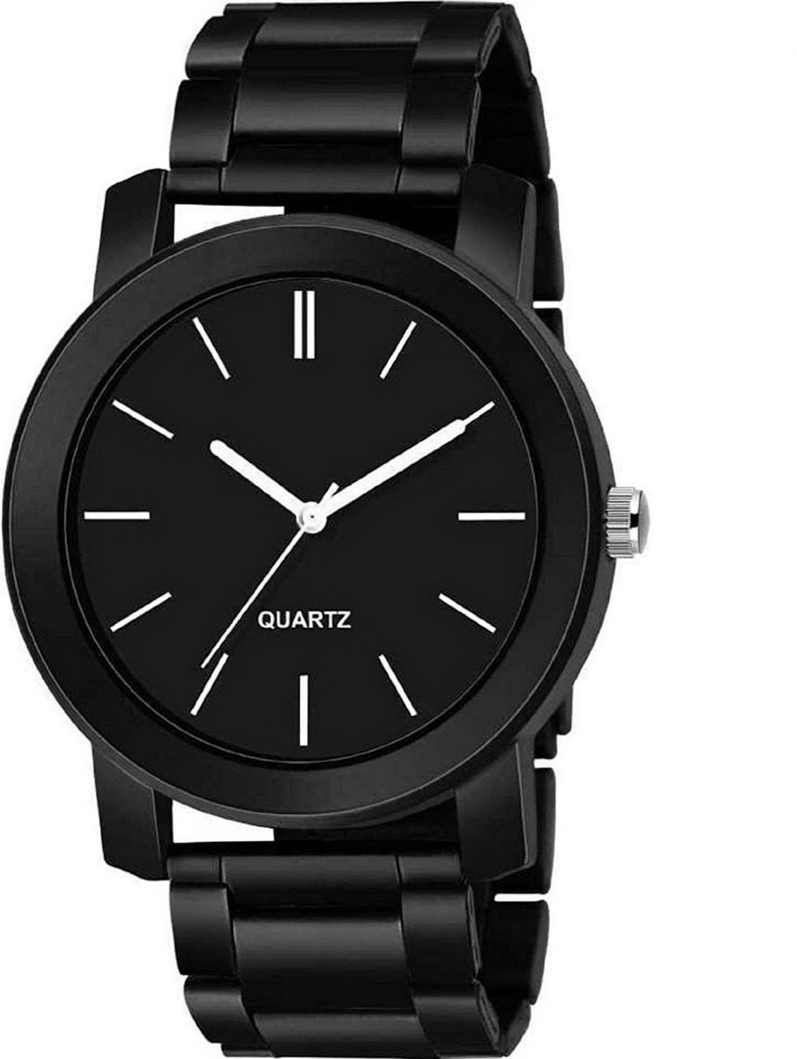 Image of Varni Venture Steel Chain Steel chain Black Analog Watch - For Boys