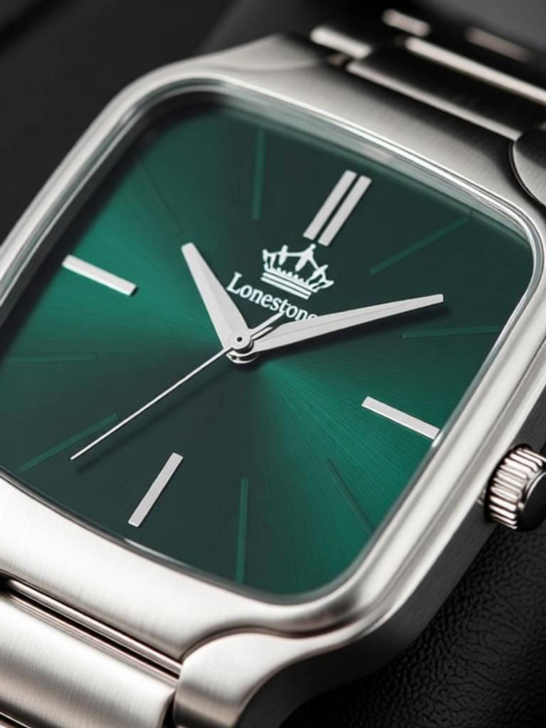 LIMESTONE Men's Square Dial Quartz Watch - Image 5