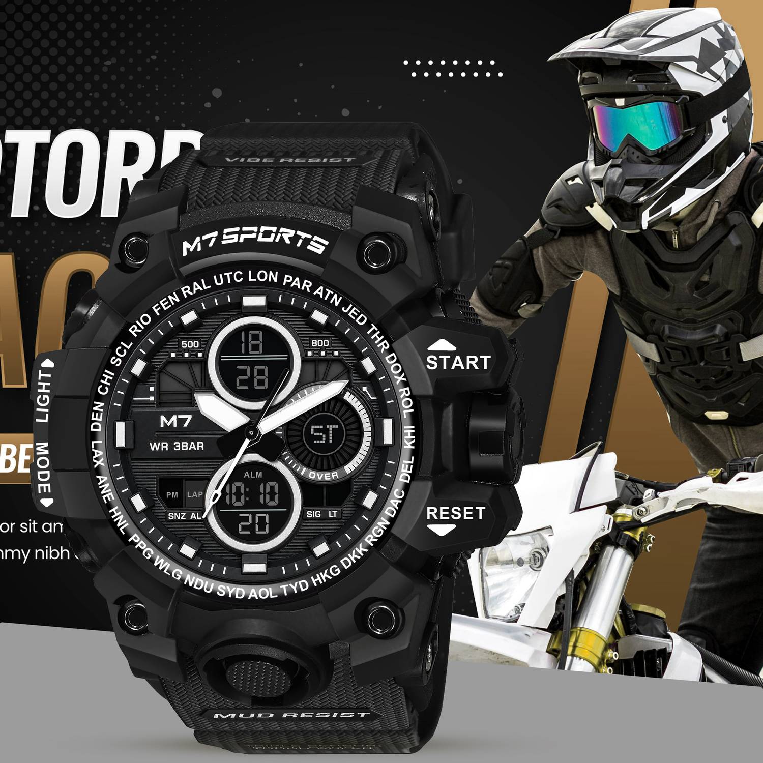 Metronaut M7-8027 Adventure Expedition Analog-Digital Watch - Image 2