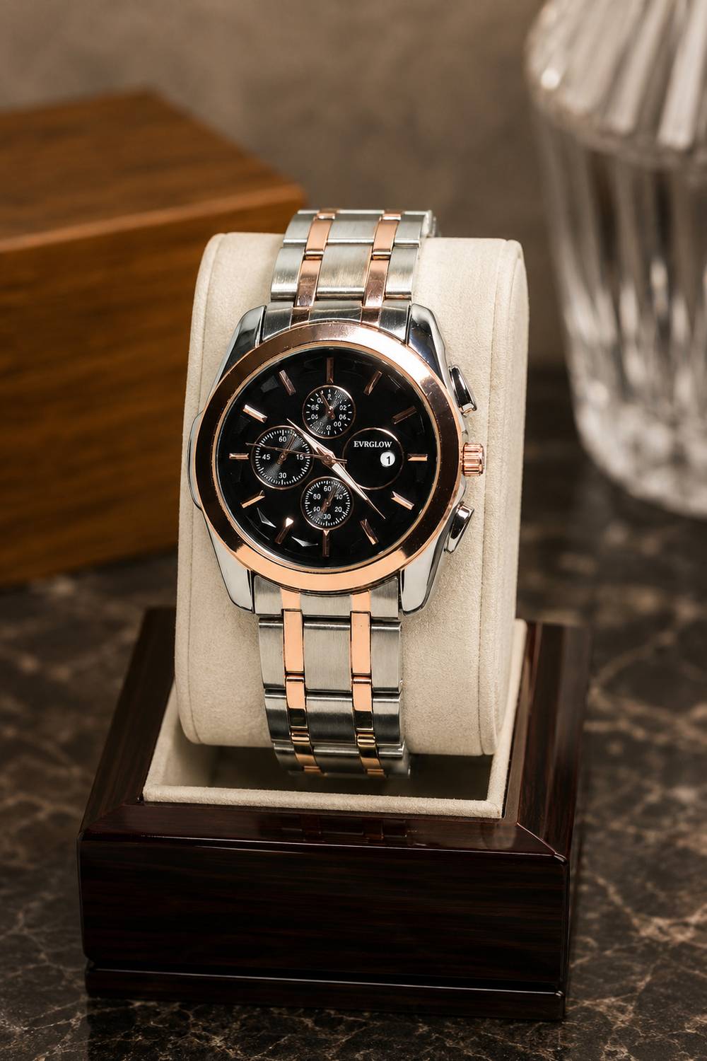 EVRGLOW evm-black TSHOT PREMIUM LIMITED Analog Watch - Men - Image 2