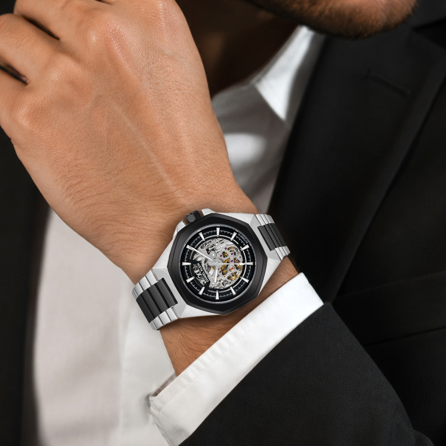 Image of DANIEL KLEIN Analog Watch with Silver Stainless Steel Strap Analog Watch - For Men