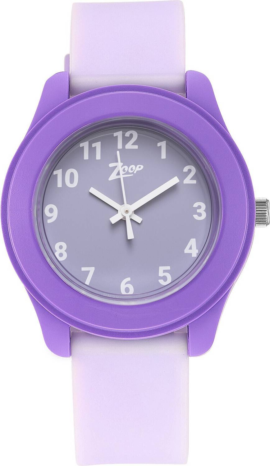 Zoop Zoop Solid Colours Purple Dial Lavender PlasticStrap Analog