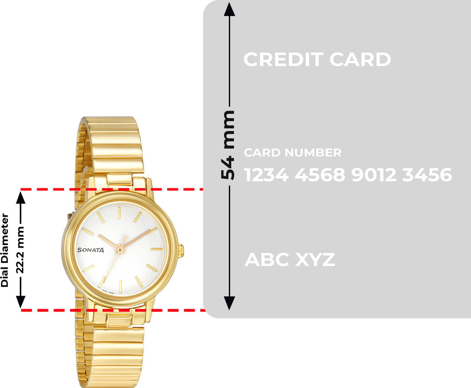 Image of SONATA NP8096YM07 Sonata EStainless Steelentials White Dial Gold Stainless Steel Strap Analog Watch - For Women
