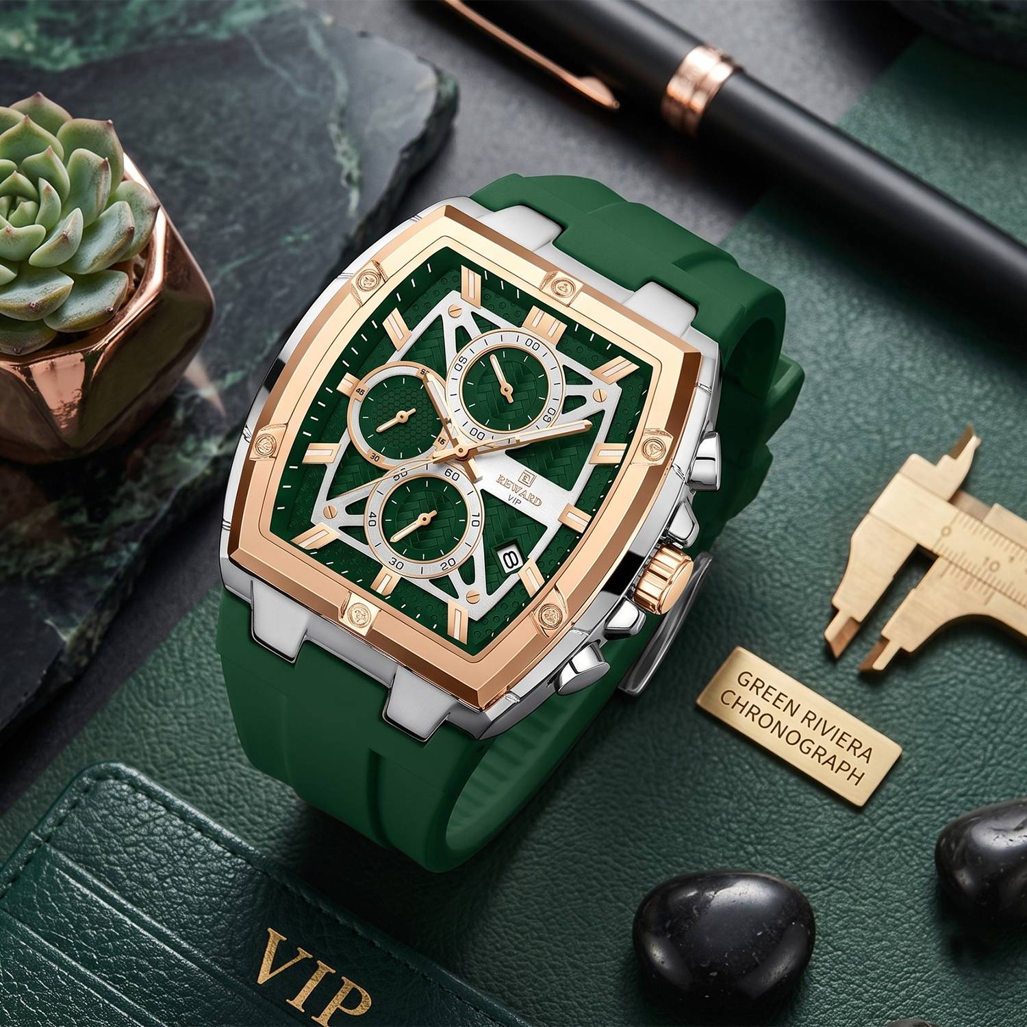 Reward RD832261MA-GREEN Men's Watch - Image 2