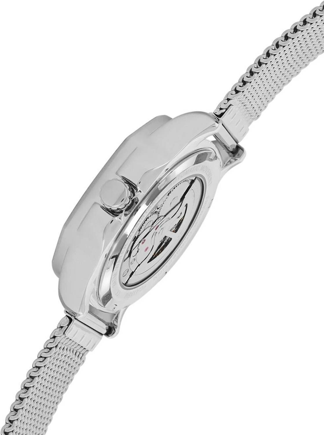 French Connection Men Silver Automatic Watch - Image 4