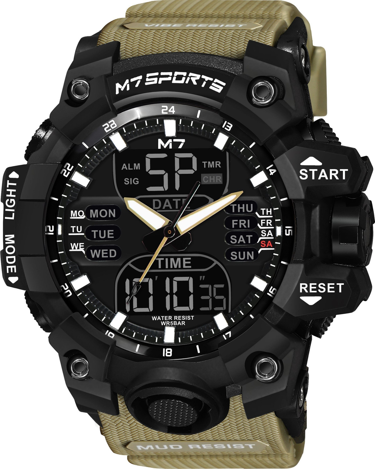 Image of M7 By Metronaut M7 8013 M7 Adventure Chrono Series Analog-Digital Watch - For Men