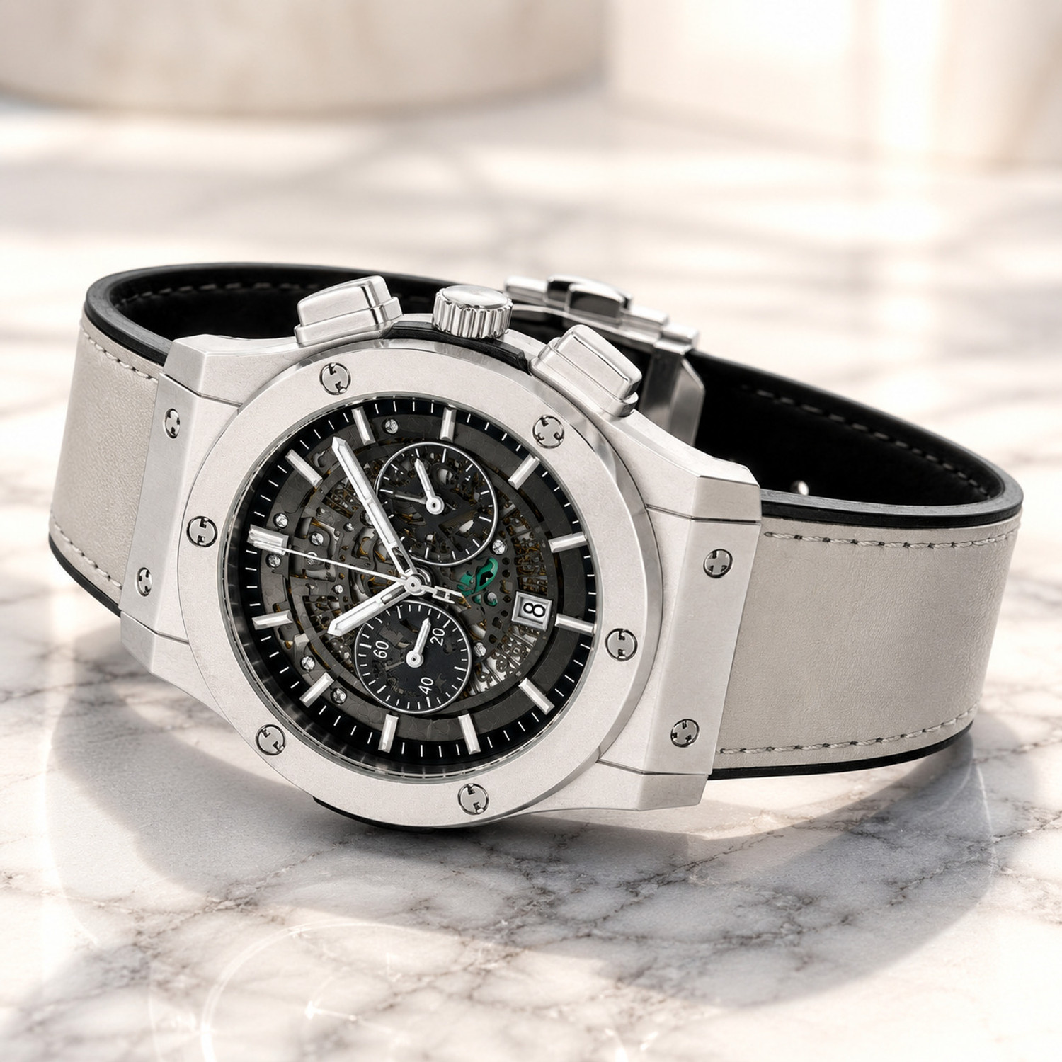 Image of italigs Italigs Premium Skeleton Dial Stainless Steel Luxury Men Watch Analog Watch - For Men