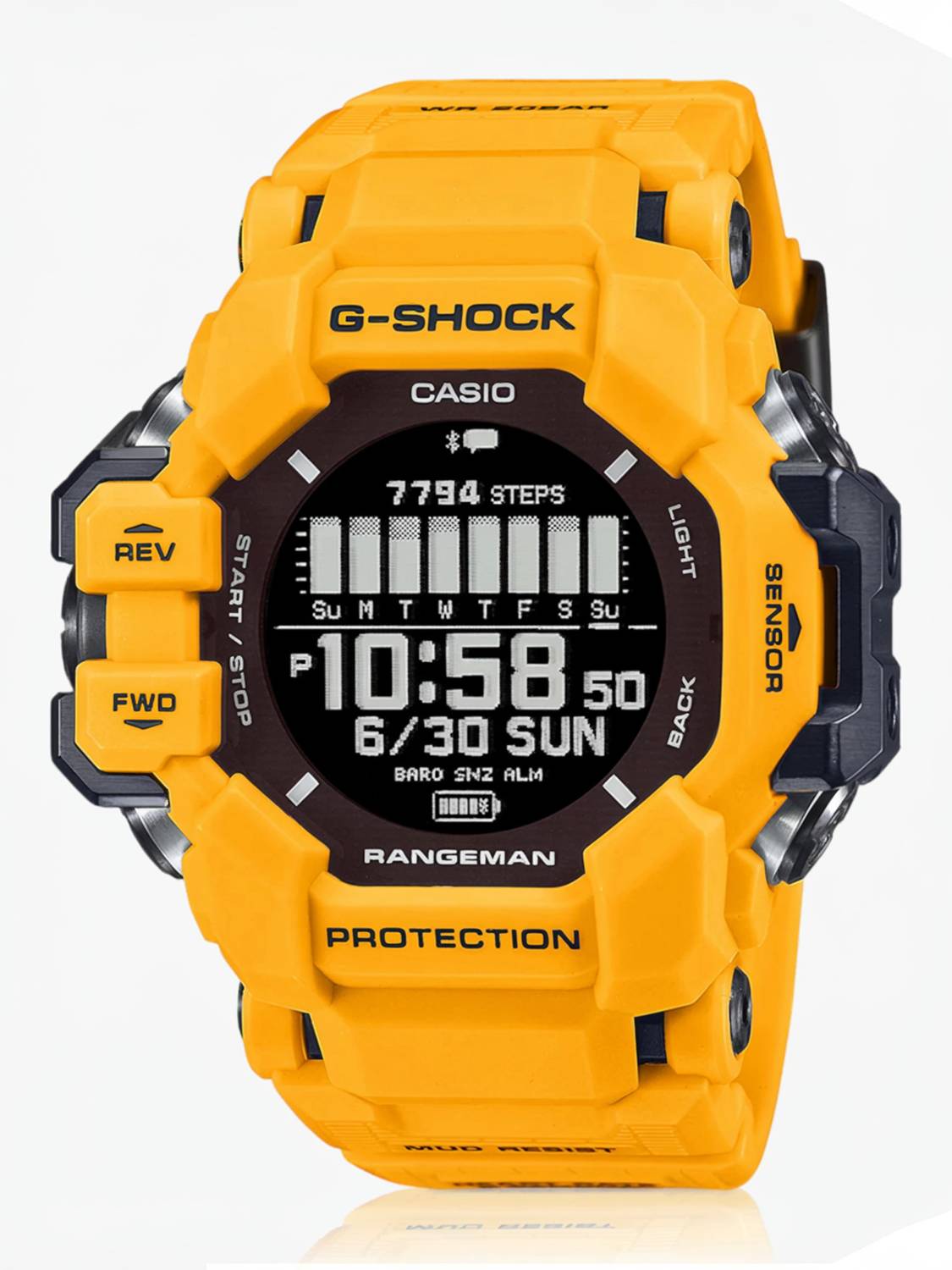 CASIO GPR-H1000-9DR G-Shock Dial Yellow Bio-Based Resin Band