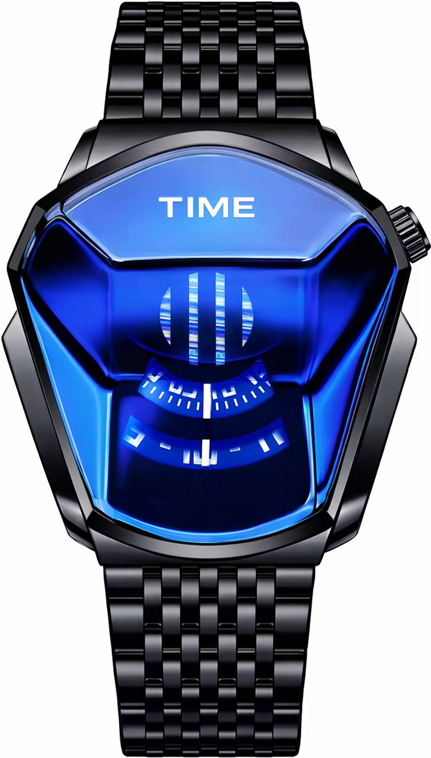 ABC black metal zynex Analog Watch  - For Men