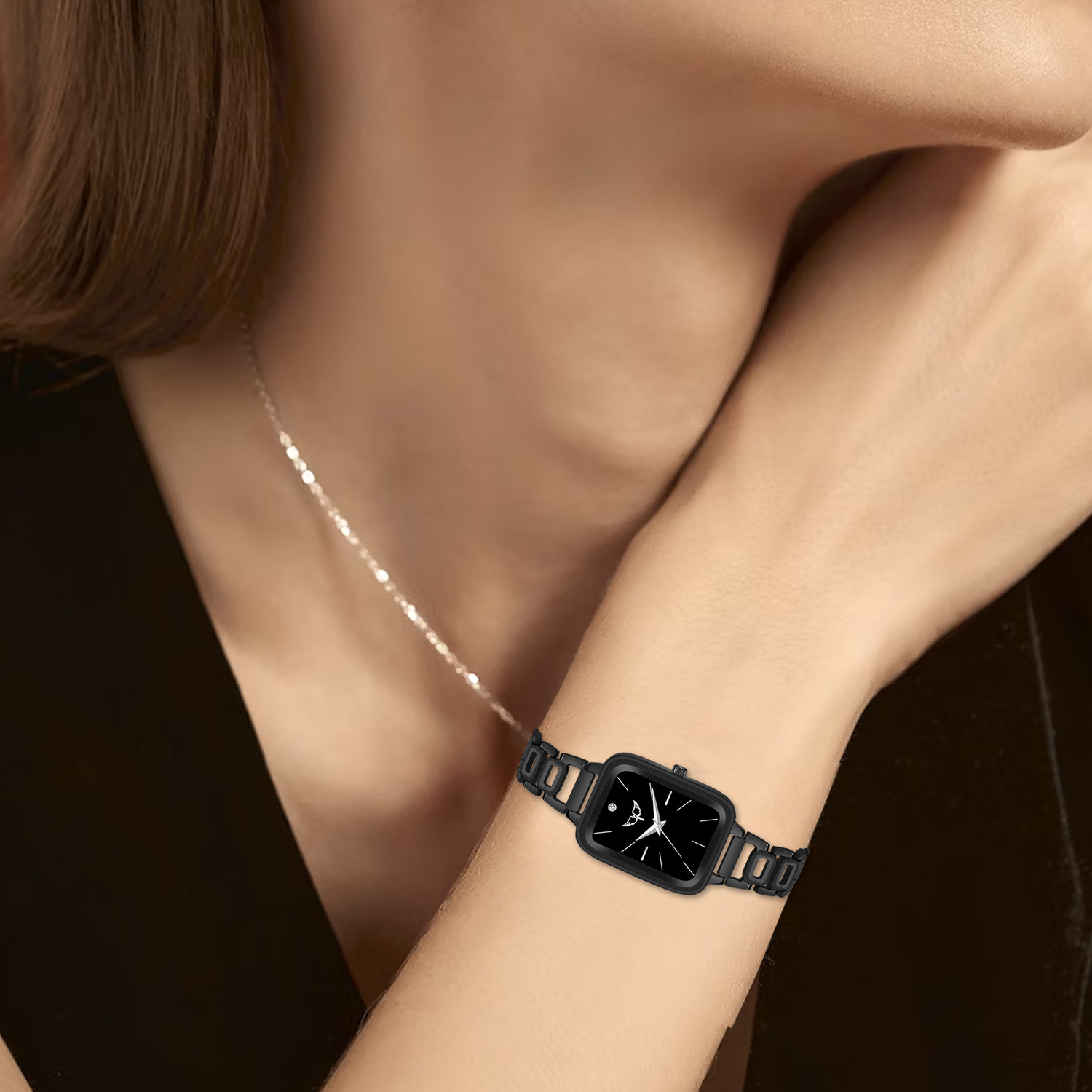 Image of WHITE BIRD H 5092 Black H 5092 Analog Watch - For Women