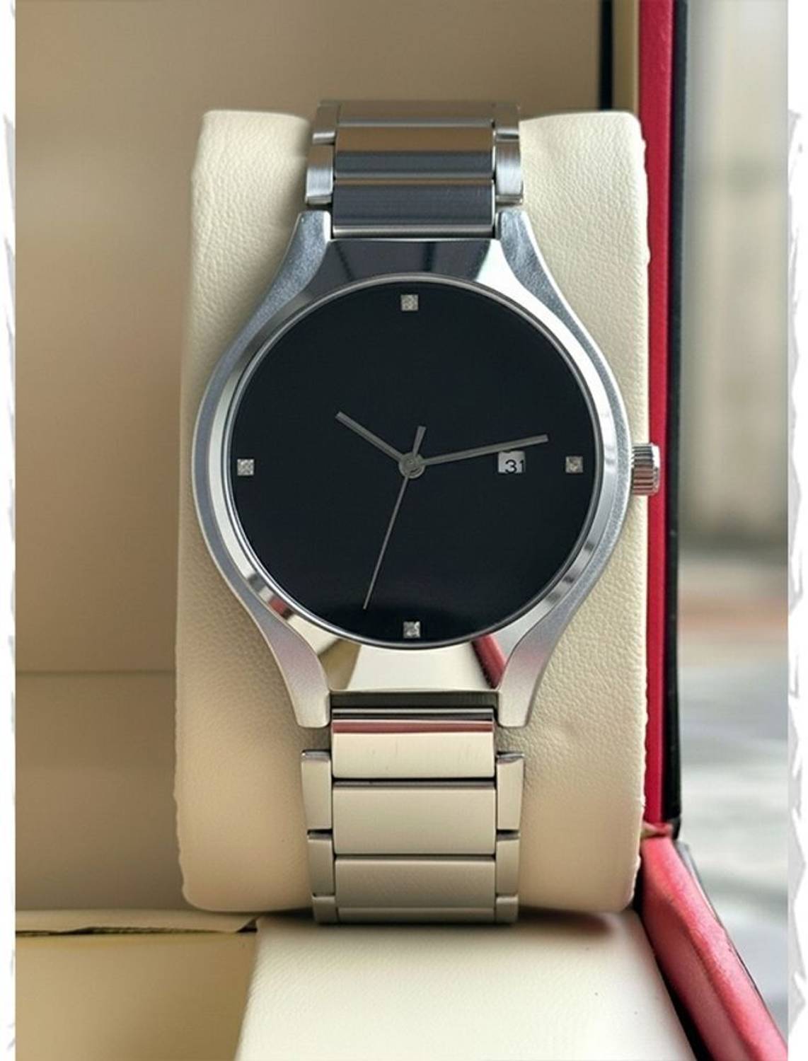 ZRRONWATCH Classic Silver Analog Watch for Men - Image 2