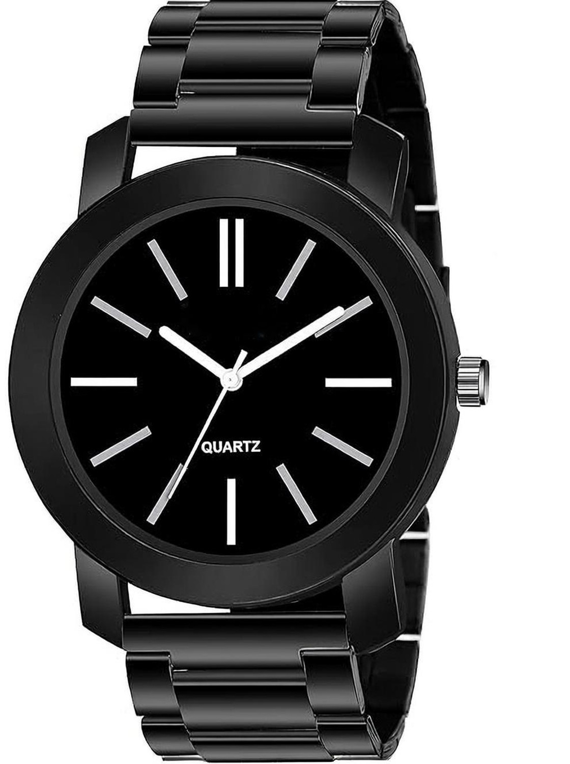 Image of casera Black Chian pendo Black Case Designers Wrist Watches For Boy And Men Analog Watch - For Men