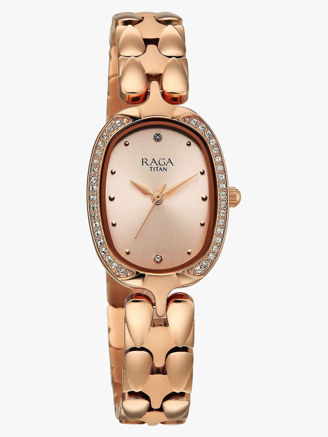 Image of Titan Raga Showstopper 4.0 Titan Raga Showstopper 4.0 Quartz Rgold SHAPED Dial Women's Watch / Analog Watch - For Women