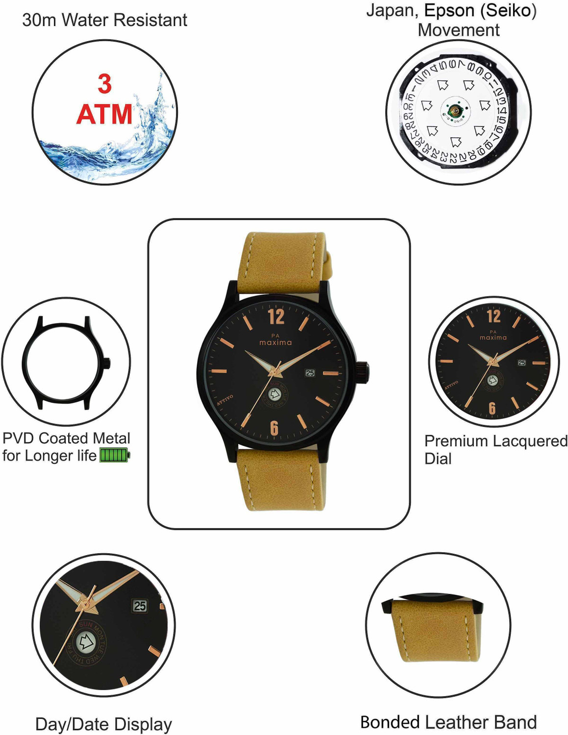 Image of MAXIMA Analog Watch - For Men