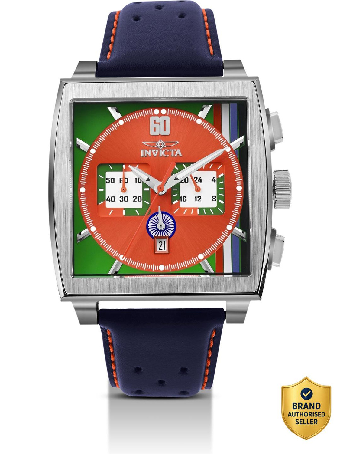 Image of INVICTA 47608 Invicta Racing Analog Orange Dial Analog Watch - For Men