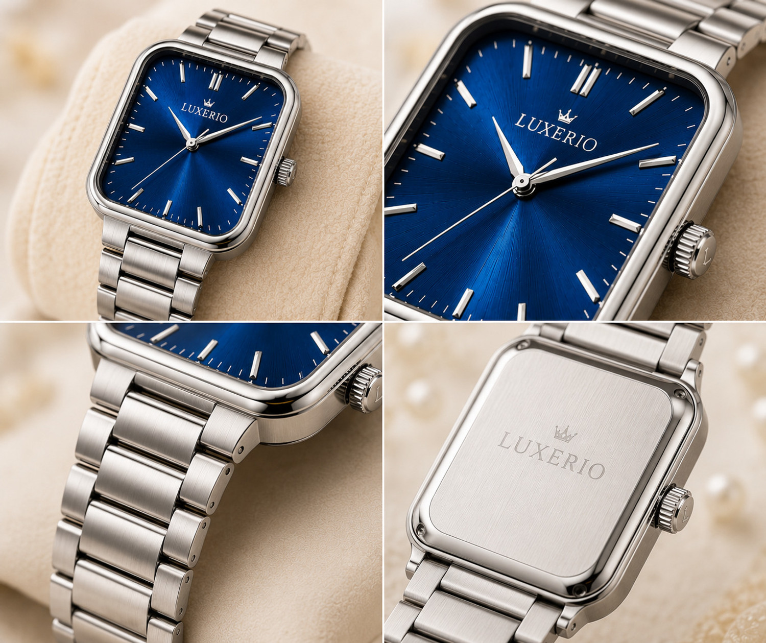 Image of Luxerio Men Square Watch Urban Classic Analog Watch - For Men